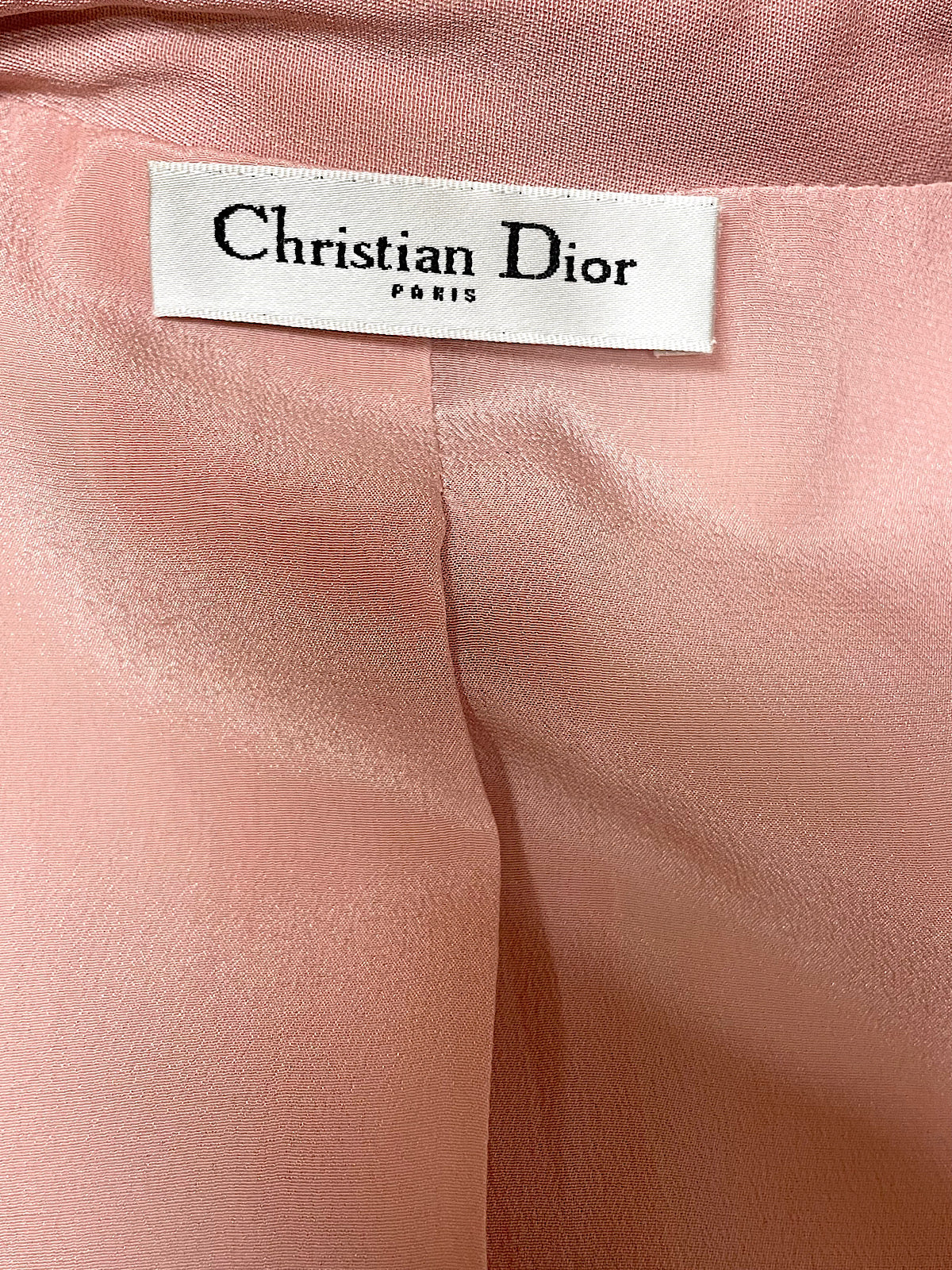 00s VINTAGE CHRISTIAN DIOR CROPPED BLAZER PURE SILK