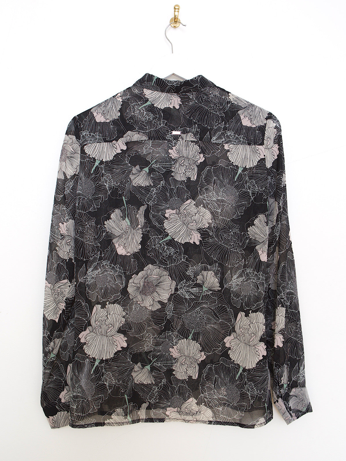 Guess Chiffon shirt large flower print