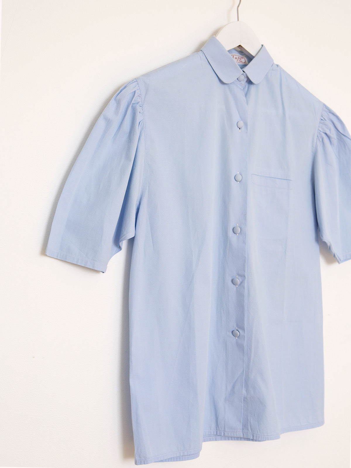 Vintage blue peter pan collar shirt