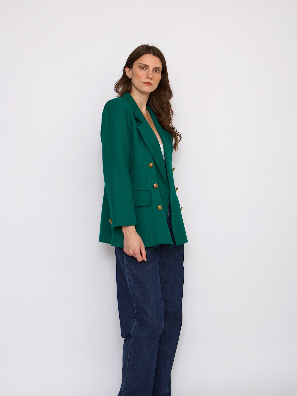 Vintage Yves Saint Laurent Variation double breasted blazer