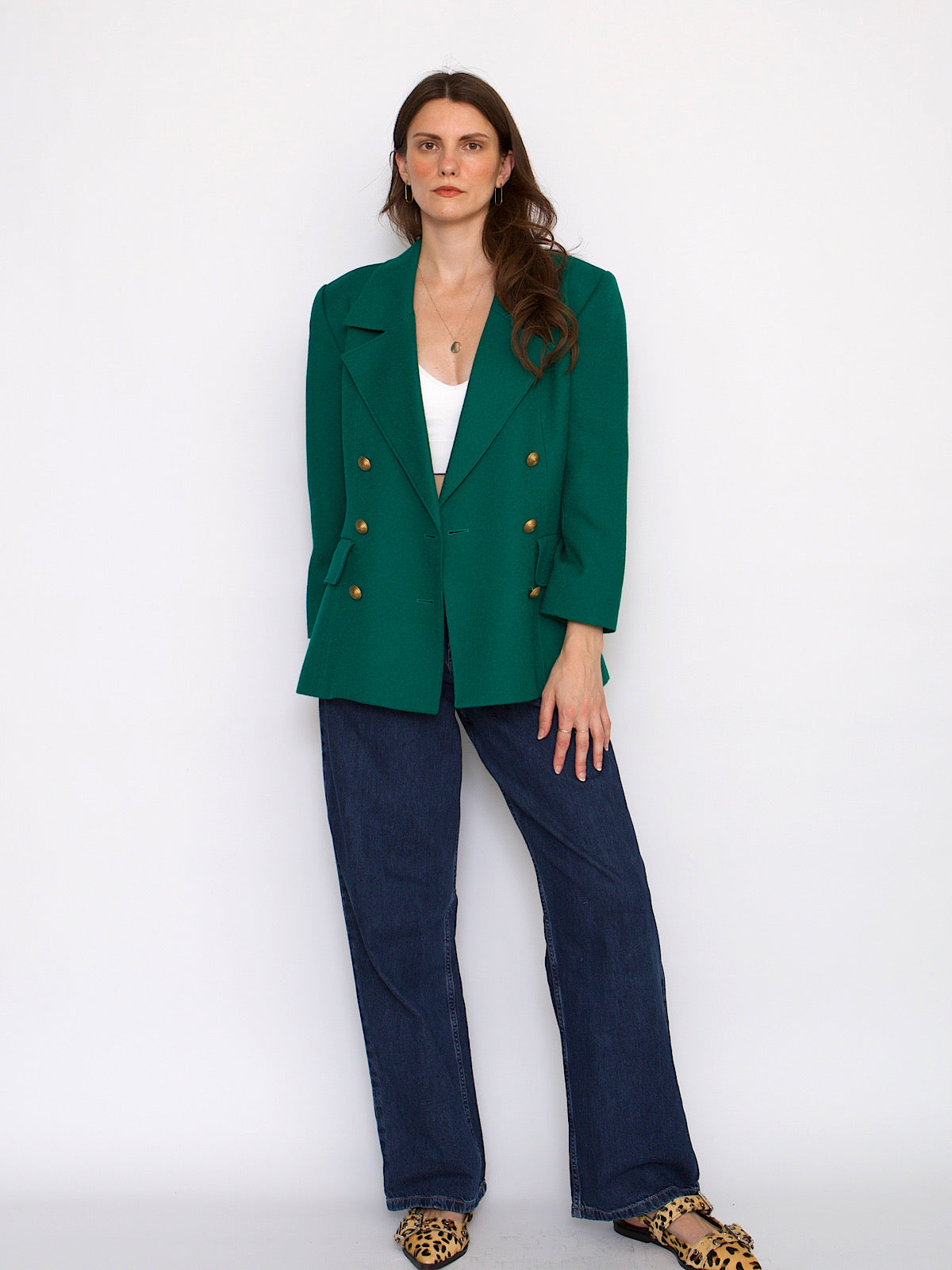 Vintage Yves Saint Laurent Variation double breasted blazer