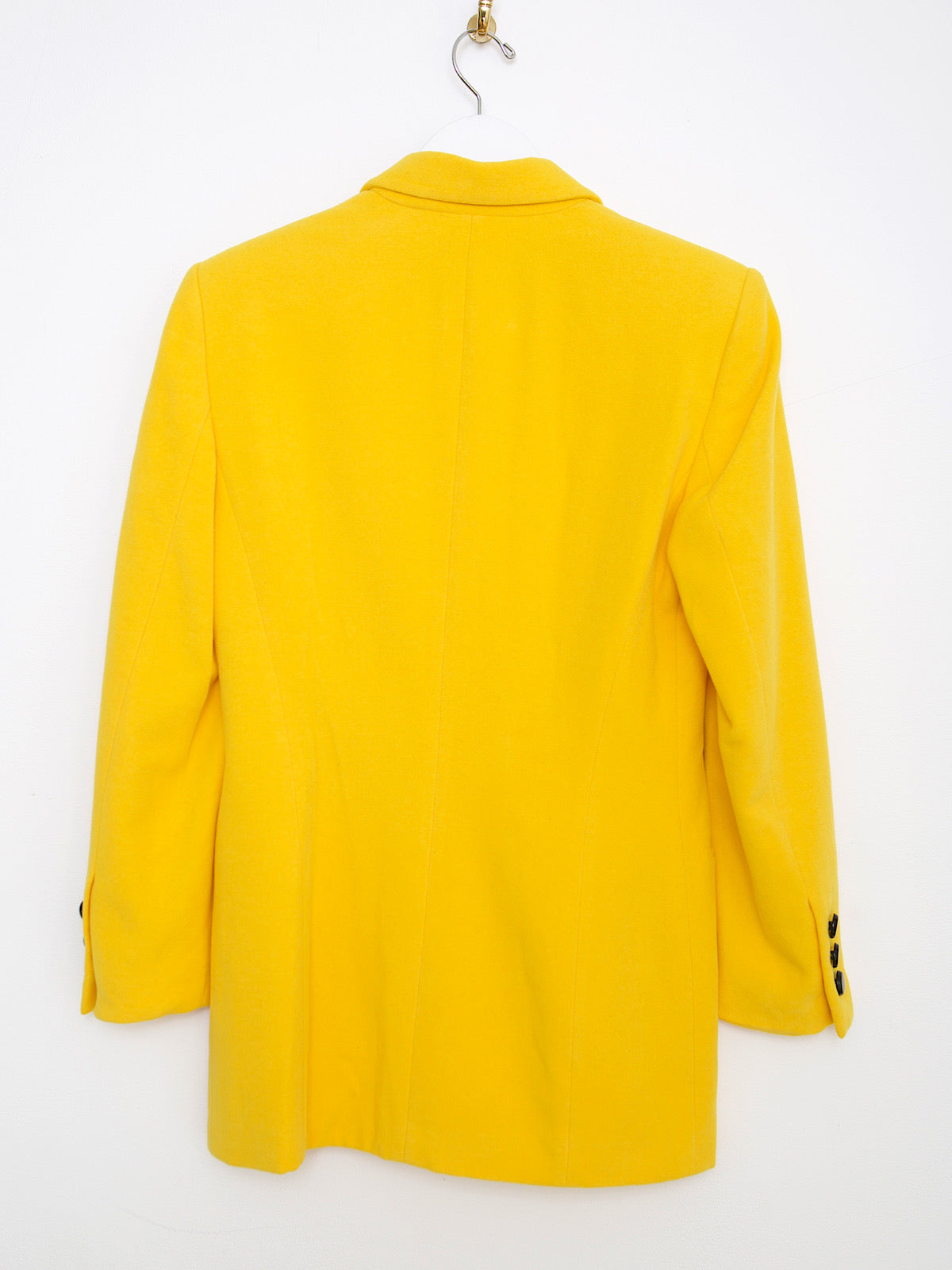 Vintage wool yellow blazer by Escada Margaretha Ley