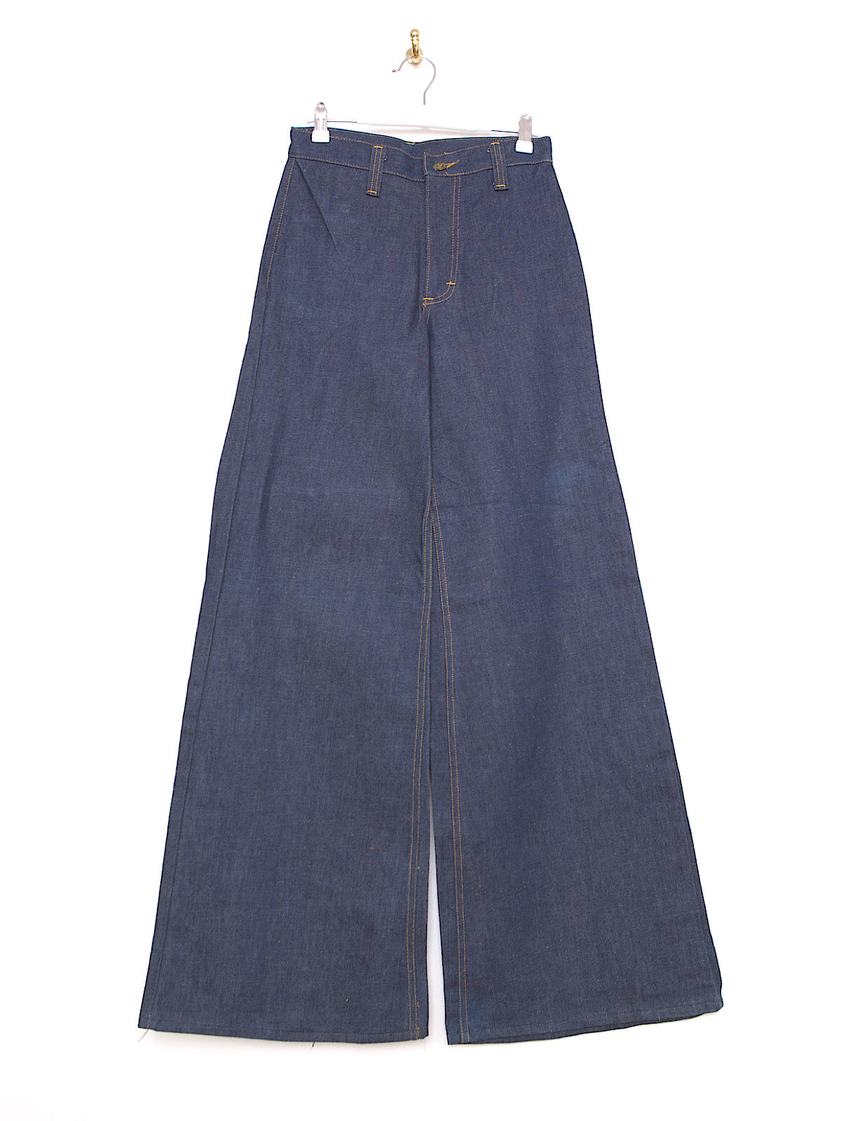 RARE LEE HIGH WAISTED MAXI FLARED RAW DENIM