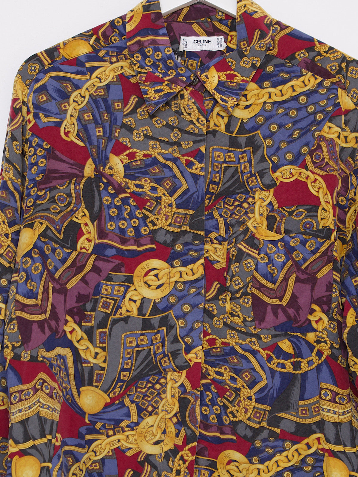 VINTAGE CELINE PURE SILK SHIRT
