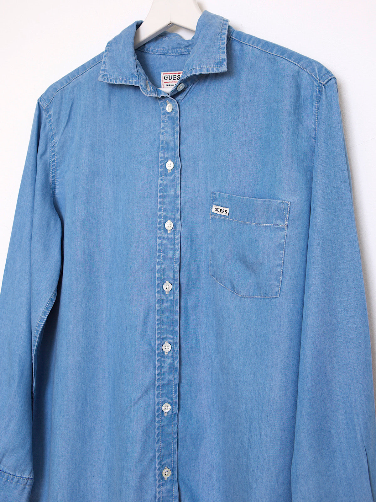 90S DENIM RELAXED SHIRT BY GUESS