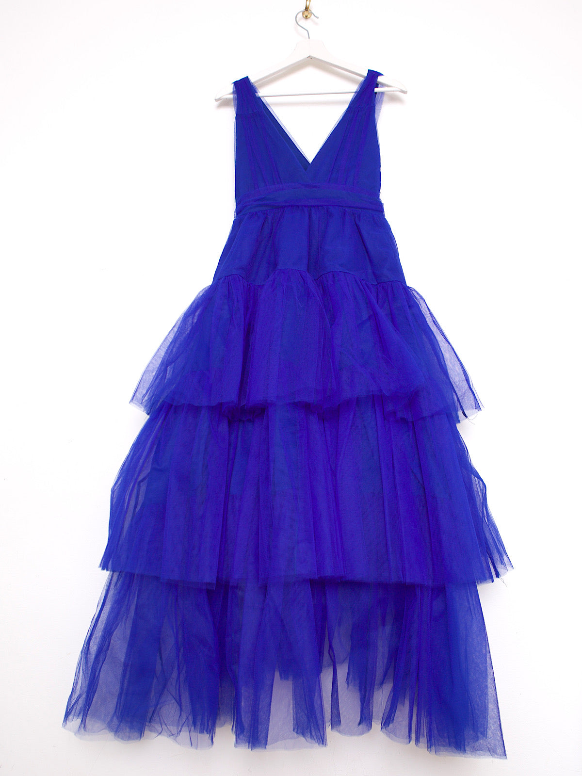 Y2K VINTAGE BRIGHT BLUE TULLE PARTY DRESS