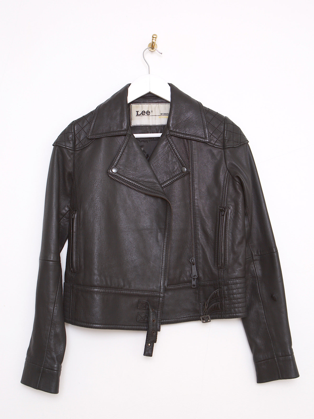 SOFT LEATHER BIKER JACKET BY LEE
