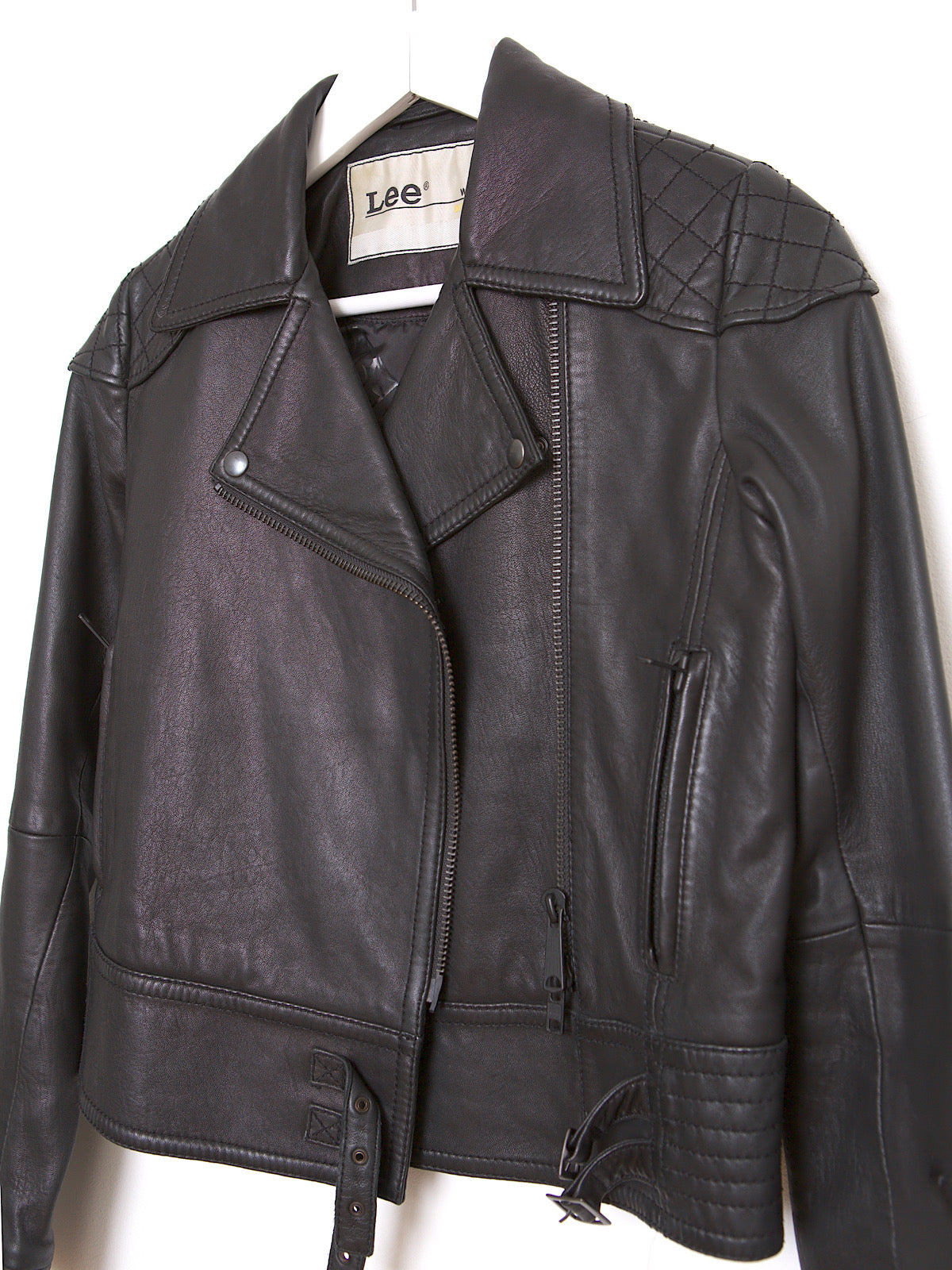 SOFT LEATHER BIKER JACKET BY LEE