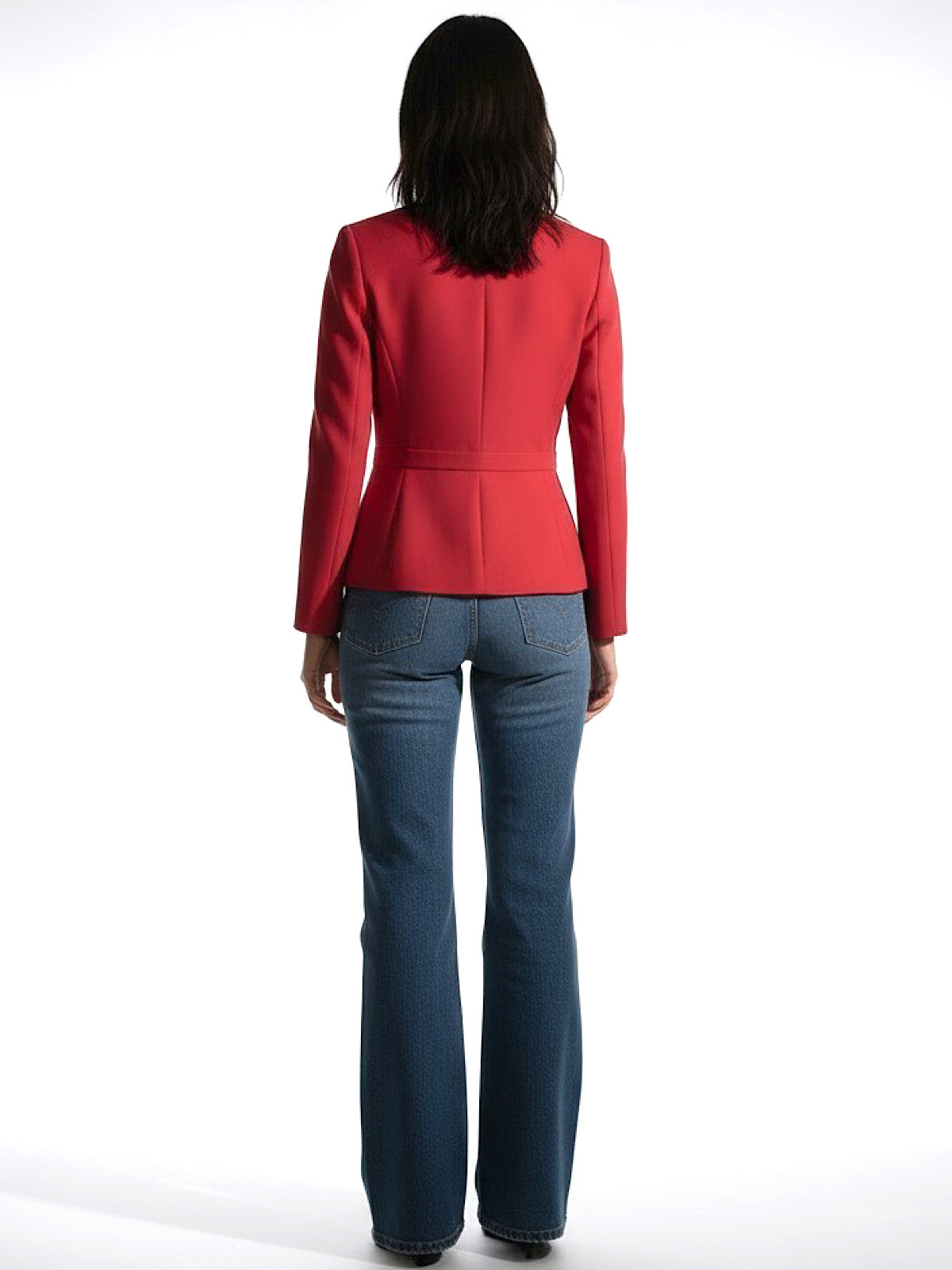 LOUIS FERAUD PINK BLAZER WITH FRONT BOW