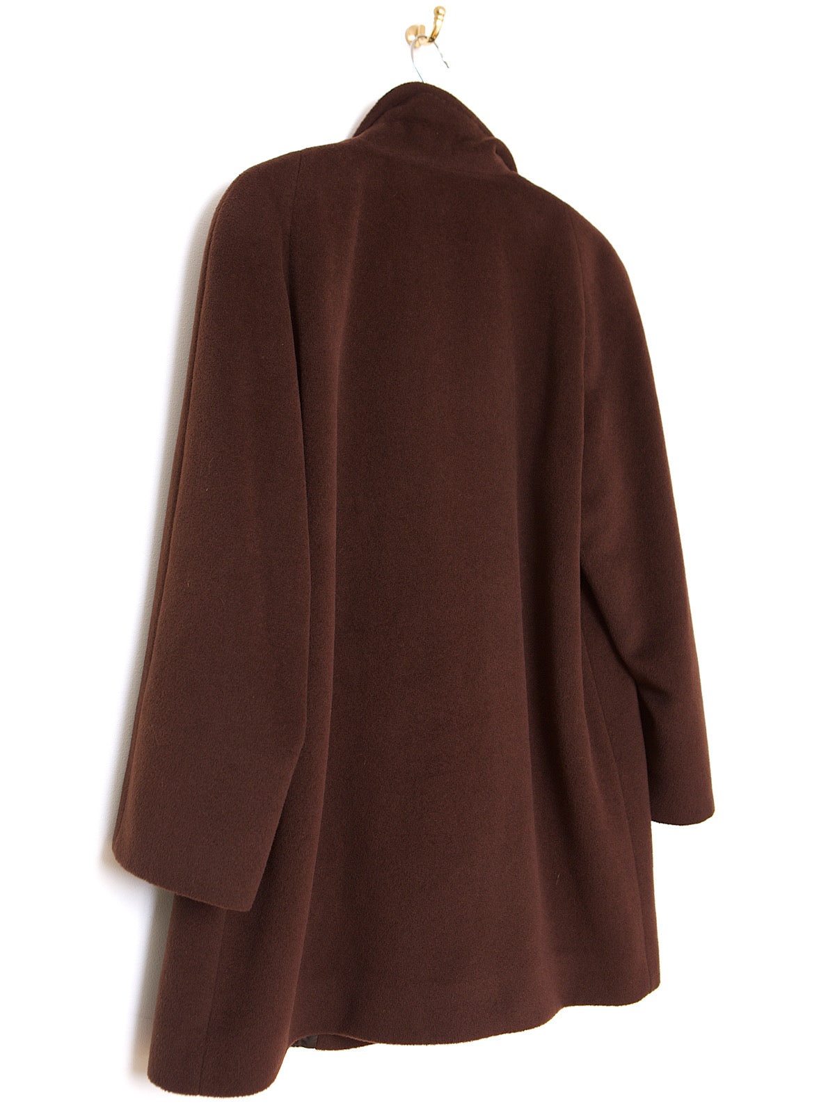 PURE WOOL VINTAGE COAT MID LENGTH SINGLE BREASTED