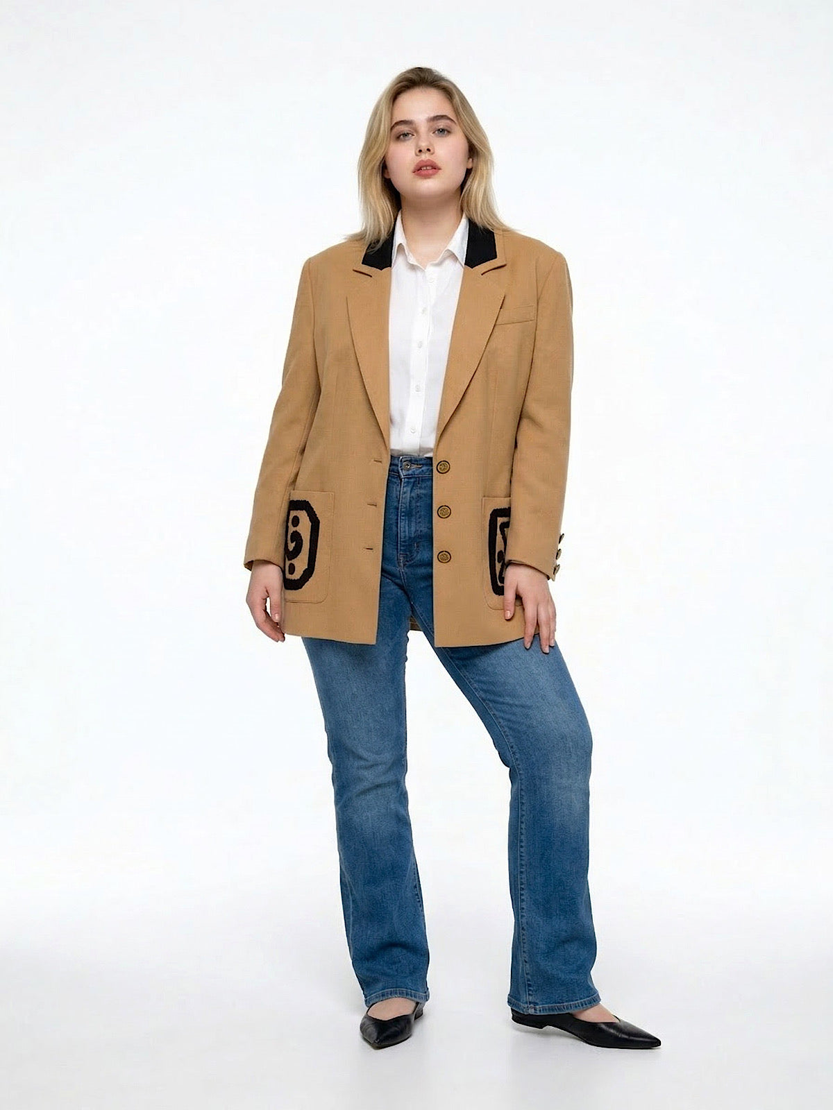 VINTAGE OVERSIZED BLAZER LOUIS FERAUD